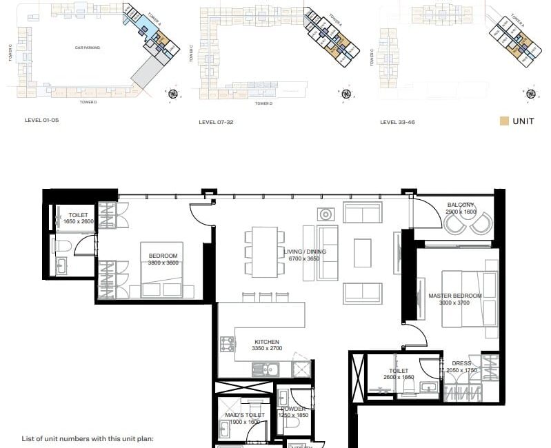 sobha-tower-plan